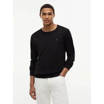 Tommy Hilfiger pánský černý svetr XXL Tommy Hilfiger pánský černý svetr XXL