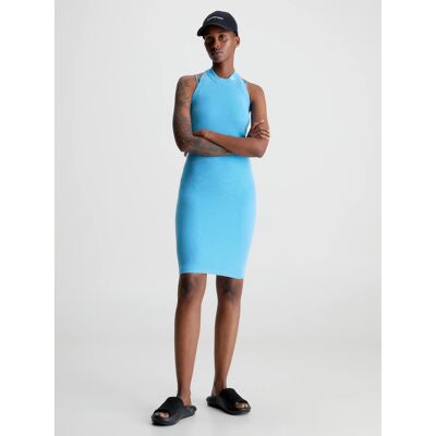 Calvin Klein dámské modré šaty HALTERNECK KNITTED DRESS M Calvin Klein dámské modré šaty HALTERNECK KNITTED DRESS M