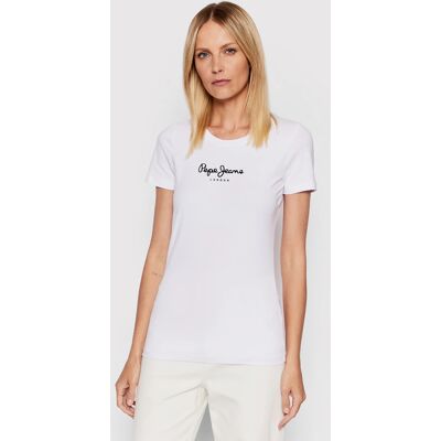 Pepe Jeans dámské bílé tričko NEW VIRGINIA XS Pepe Jeans dámské bílé tričko NEW VIRGINIA XS