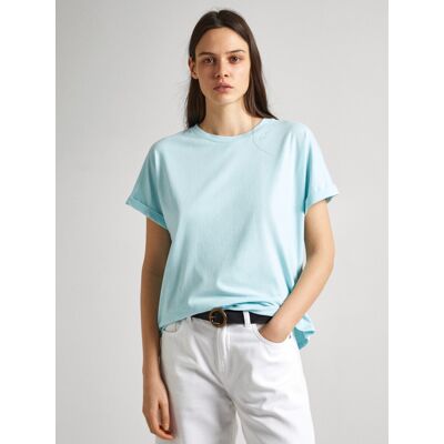 Pepe Jeans dámské tyrkysové tričko Liu M Pepe Jeans dámské tyrkysové tričko Liu M