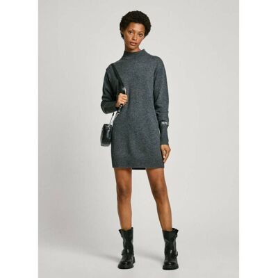 Pepe Jeans dámské šedé šaty HAZEL M Pepe Jeans dámské šedé šaty HAZEL M