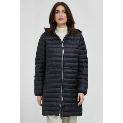 Tommy Hilfiger dámský černý prošívaný kabát XS Tommy Hilfiger dámský černý prošívaný kabát XS