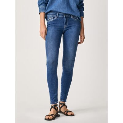 Pepe Jeans dámské modré džíny Pixie 25/32 Pepe Jeans dámské modré džíny Pixie 25/32