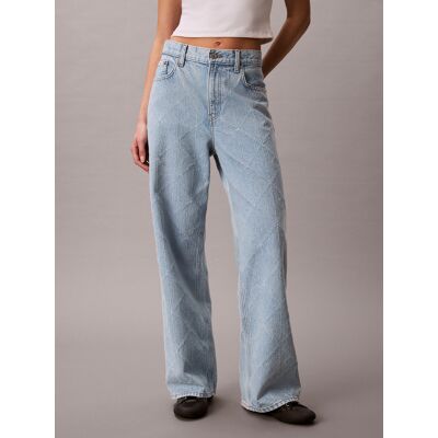 Calvin Klein dámské modré baggy džíny 25/30 Calvin Klein dámské modré baggy džíny 25/30