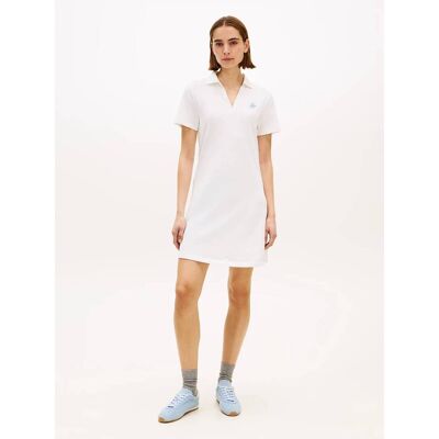 Tommy Hilfiger dámské bílé polo šaty M Tommy Hilfiger dámské bílé polo šaty M