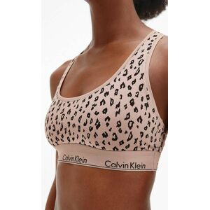Calvin Klein dámská vzorovaná braletka Černá XS Calvin Klein dámská vzorovaná braletka Černá XS