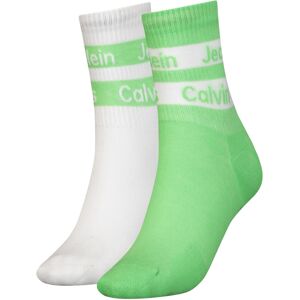 Calvin Klein dámské ponožky 2 pack Zelená ONE SIZE Calvin Klein dámské ponožky 2 pack Zelená ONE SIZE