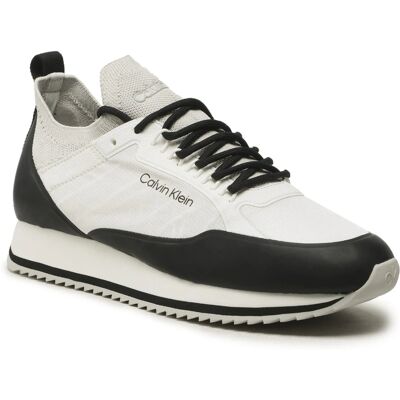 Calvin Klein pánské bílé tenisky LOW TOP LACE UP NYLON 44 Calvin Klein pánské bílé tenisky LOW TOP LACE UP NYLON 44