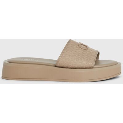 Calvin Klein Calvin Kein dámské hnědé pantofle 36 Calvin Klein Calvin Kein dámské hnědé pantofle 36