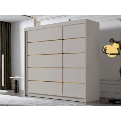Mobilier1 Atlanta 191 Cachemira Posuvná Šatní Skříň - Wardrobe Mobilier1 Atlanta 191 Cachemira Posuvná Šatní Skříň - Wardrobe