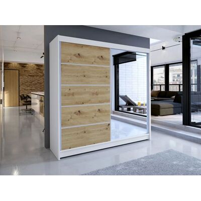 ARREDAMENTO1 Atlanta Šatník - Posuvné dveře - 5 polic - EU ARREDAMENTO1 Atlanta Šatník - Posuvné dveře - 5 polic - EU
