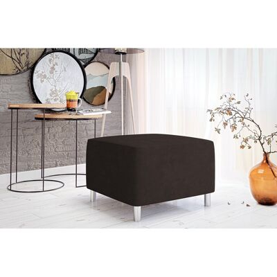 Mobilier1 Comfivo 126 - Samet, Nohy: Plastové - Puf Mobilier1 Comfivo 126 - Samet, Nohy: Plastové - Puf