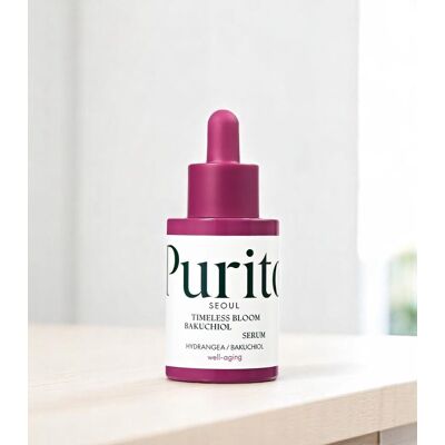 Purito Seoul - Timeless Bloom Bakuchiol Serum - Bakuchiolové sérum proti vráskám 30ml Purito Seoul - Timeless Bloom Bakuchiol Serum - Bakuchiolové sérum proti vráskám 30ml