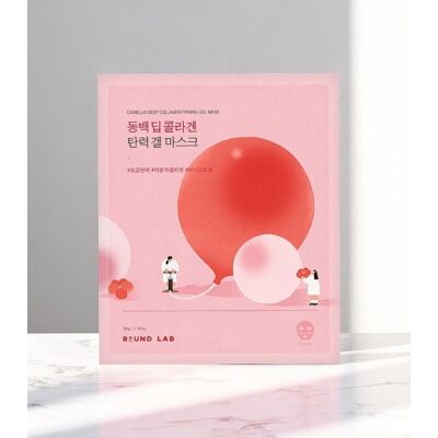 Round Lab - Camellia Deep Collagen Firming Gel Mask - Zpevňující gelová maska s kolagenem 34g Round Lab - Camellia Deep Collagen Firming Gel Mask - Zpevňující gelová maska s kolagenem 34g