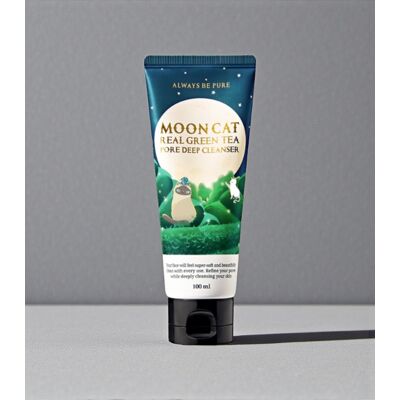 Always Be Pure - Mooncat Real Green Tea Pore Deep Cleanser - Hloubkový čisticí gel na póry se zeleným čajem 100ml Always Be Pure - Mooncat Real Green Tea Pore Deep Cleanser - Hloubkový čisticí gel na póry se zeleným čajem 100ml