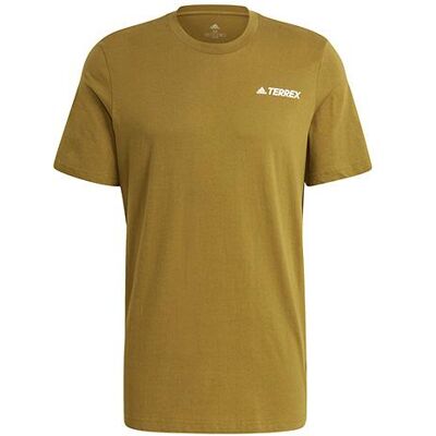 Pánské tričko Adidas TX Moun GFX Tee L Hnědá Pánské tričko Adidas TX Moun GFX Tee L Hnědá