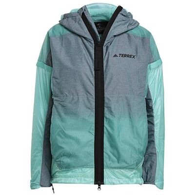 Dámská bunda Adidas Terrex TXMS XL Tyrkysová Dámská bunda Adidas Terrex TXMS XL Tyrkysová