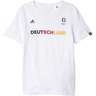 Dětské tričko Adidas Germany Graphic 140 Bílá Dětské tričko Adidas Germany Graphic 140 Bílá
