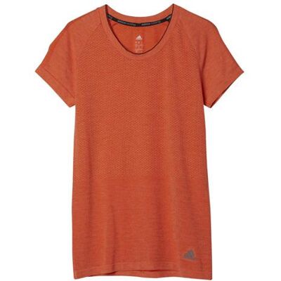 Dámské běžecké tričko Adidas Wool Primeknit L Oranžová Dámské běžecké tričko Adidas Wool Primeknit L Oranžová
