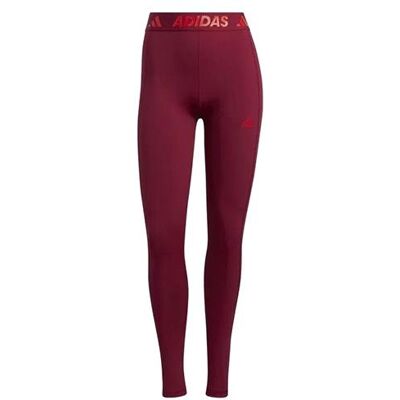 Dámské legíny Adidas Tech Fit 3Bar L Vínová Dámské legíny Adidas Tech Fit 3Bar L Vínová