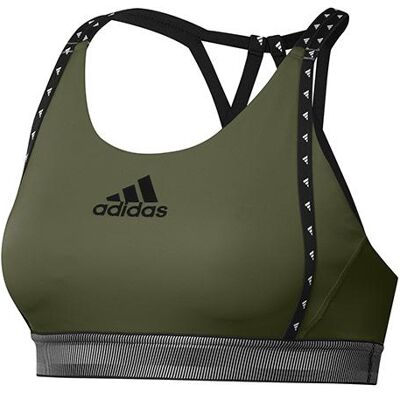 Sportovní podprsenka Adidas DRST BRANDED B XS Army Sportovní podprsenka Adidas DRST BRANDED B XS Army