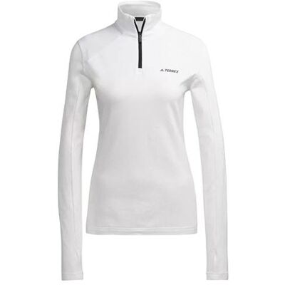 Dámská fleecová mikina Adidas Multi 1/2 L Bílá Dámská fleecová mikina Adidas Multi 1/2 L Bílá