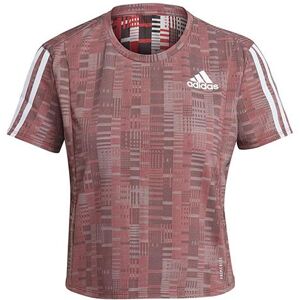 Dámské běžecké tričko Adidas OTR Primeblue Tee S Vínová Dámské běžecké tričko Adidas OTR Primeblue Tee S Vínová