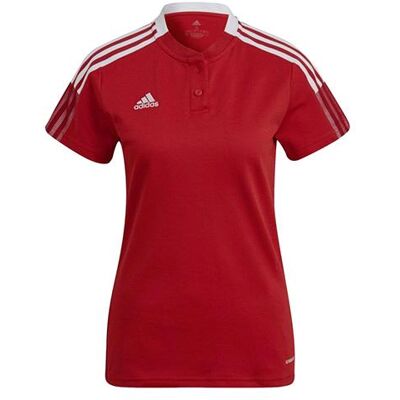Dámské polo tričko Adidas Tiro 21 Polo XL Červená Dámské polo tričko Adidas Tiro 21 Polo XL Červená
