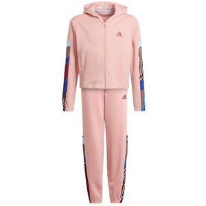Dětský bavlněný sportovní set Wildshape Print od adidas - Růžový Dětský bavlněný sportovní set Wildshape Print od adidas - Růžový