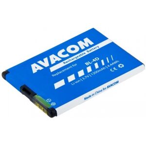 Baterie AVACOM GSNO-BL4D-S1200A do mobilu Nokia E7, N8 Li-Ion 3,7V 1200mAh (náhrada za BL-4D), GSNO-BL4D-S1200A Baterie AVACOM GSNO-BL4D-S1200A do mobilu Nokia E7, N8 Li-Ion 3,7V 1200mAh (náhrada za BL-4D), GSNO-BL4D-S1200A