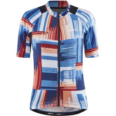 Craft Dámské ADV Endur Graphic Jersey - Modrá/Multi - XS - Tričko Craft Dámské ADV Endur Graphic Jersey - Modrá/Multi - XS - Tričko