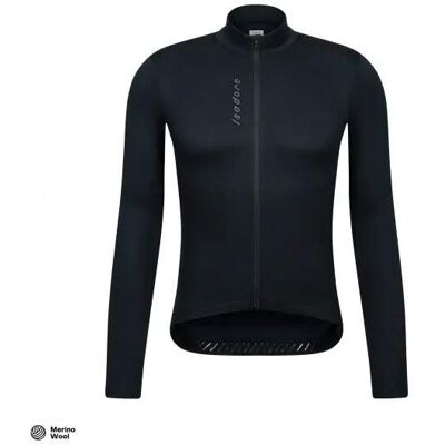 Cyklodres ISADORE Signature Thermal Long Sleeve Jersey Anthracite XS Cyklodres ISADORE Signature Thermal Long Sleeve Jersey Anthracite XS