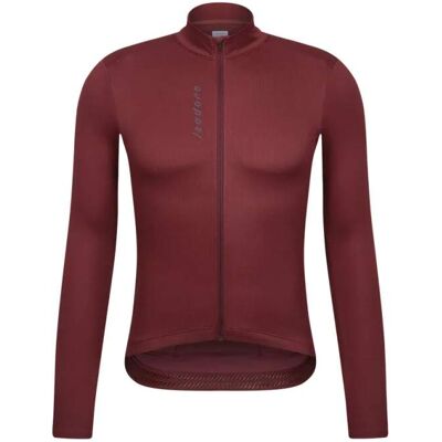Cyklodres ISADORE Signature Thermal Long Sleeve Jersey Red Mahogany XXL Cyklodres ISADORE Signature Thermal Long Sleeve Jersey Red Mahogany XXL