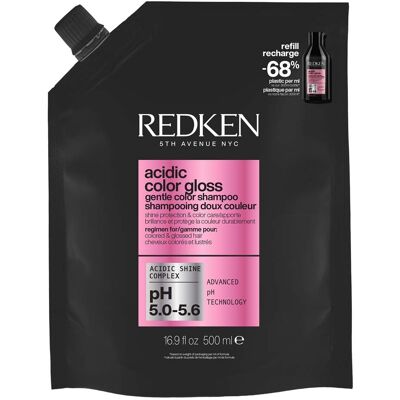 Redken Acidic Color Gloss – šampon pro barvené vlasy s dlouhotrvajícím leskem (náplň) 500 ml Redken Acidic Color Gloss – šampon pro barvené vlasy s dlouhotrvajícím leskem (náplň) 500 ml