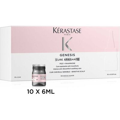 Kérastase Genesis Cure Apaisante – Kúra obnovující kvalitu a pružnost vlasové pokožky (10 × 6 ml) Kérastase Genesis Cure Apaisante – Kúra obnovující kvalitu a pružnost vlasové pokožky (10 × 6 ml)