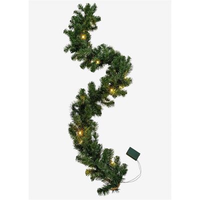 bonprix LED umělá girlanda s jedlovým chvojím - unisex - Ø 25 cm bonprix LED umělá girlanda s jedlovým chvojím - unisex - Ø 25 cm