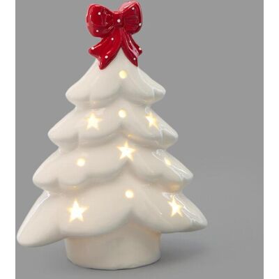 bonprix LED dekorativní stromeček s mašlí - unisex - 0 bonprix LED dekorativní stromeček s mašlí - unisex - 0