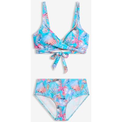 bonprix Bikiny se živůtkem se zavinovacím vzhledem (2dílná souprava) - Žena - 44 bonprix Bikiny se živůtkem se zavinovacím vzhledem (2dílná souprava) - Žena - 44