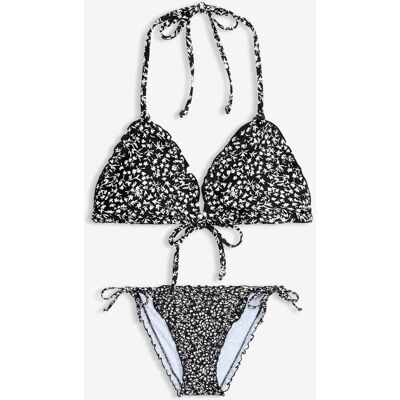bonprix Trojúhelníkové bikiny s rýšky (2dílná souprava) - Žena - 42 bonprix Trojúhelníkové bikiny s rýšky (2dílná souprava) - Žena - 42