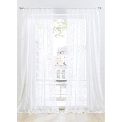 bonprix Záclona s květinovou výšivkou (1 ks v balení) - unisex - v/š: 225/150 cm bonprix Záclona s květinovou výšivkou (1 ks v balení) - unisex - v/š: 225/150 cm