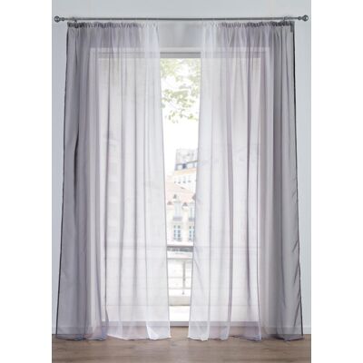 bonprix Záclona z lehkého voálu, také extra dlouhá (2 ks v balení) - unisex - v/š: 295/144 cm bonprix Záclona z lehkého voálu, také extra dlouhá (2 ks v balení) - unisex - v/š: 295/144 cm
