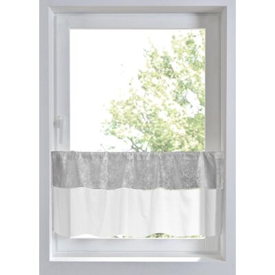 bonprix Vitrážková záclona z organické bavlny, s výšivkou - unisex - v/š: 30/90 cm bonprix Vitrážková záclona z organické bavlny, s výšivkou - unisex - v/š: 30/90 cm