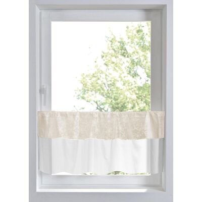 bonprix Vitrážková záclona z organické bavlny, s výšivkou - unisex - v/š: 60/150 cm bonprix Vitrážková záclona z organické bavlny, s výšivkou - unisex - v/š: 60/150 cm