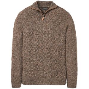 bonprix Svetr s límcem na zip, z copánkové pleteniny s podílem vlny - Muž - 44/46 (S) bonprix Svetr s límcem na zip, z copánkové pleteniny s podílem vlny - Muž - 44/46 (S)