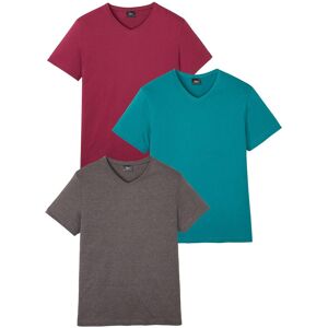 bonprix Tričko s výstřihem do V (3 ks v balení) - Muž - 64/66 (3XL) bonprix Tričko s výstřihem do V (3 ks v balení) - Muž - 64/66 (3XL)