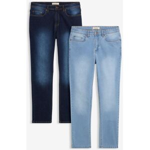 bonprix Lehké džíny, Straight, Regular Fit (2 ks v balení) - Muž - 48 bonprix Lehké džíny, Straight, Regular Fit (2 ks v balení) - Muž - 48