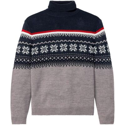 bonprix Rolák s norským vzorem - Muž - 60/62 (XXL) bonprix Rolák s norským vzorem - Muž - 60/62 (XXL)
