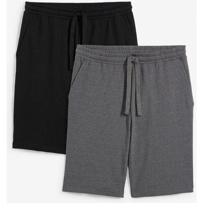 bonprix Teplákové bermudy (2 ks v balení) - Muž - 60/62 (XXL) bonprix Teplákové bermudy (2 ks v balení) - Muž - 60/62 (XXL)