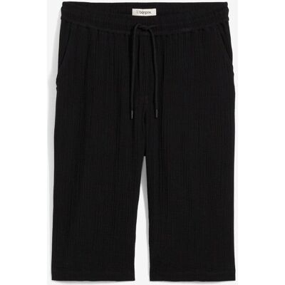 bonprix Dlouhé bermudy Loose Fit, ze vzdušného mušelínu - Muž - 48 bonprix Dlouhé bermudy Loose Fit, ze vzdušného mušelínu - Muž - 48