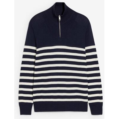bonprix Svetr s límečkem na zip, z měkké bavlněné směsi - Muž - 64/66 (3XL) bonprix Svetr s límečkem na zip, z měkké bavlněné směsi - Muž - 64/66 (3XL)